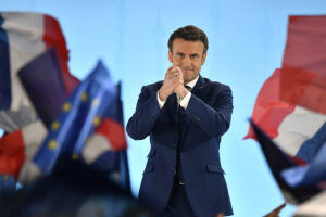 Election Night With Emmanuel Macron's En Marche Party During France's 2022 Presidential Race